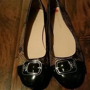 Etienne Aigner Snakeskin flats