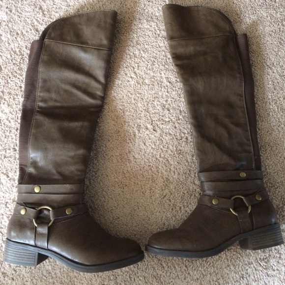 ‼️FIRM‼️ Dark Brown Knee High riding boots