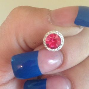 Sterling Silver Pink Earrings