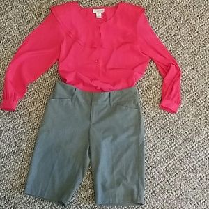 Alyssa Carr pink blouse