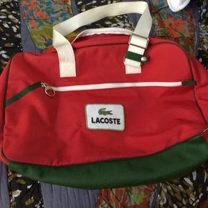 Lacoste gym bag