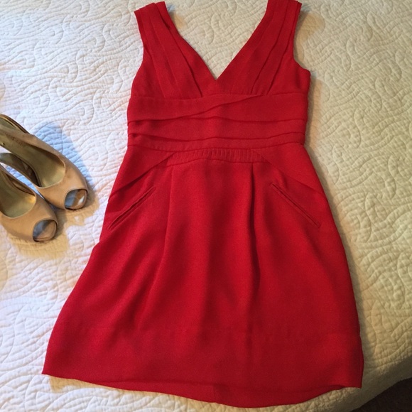 Beautiful red BCBG dress