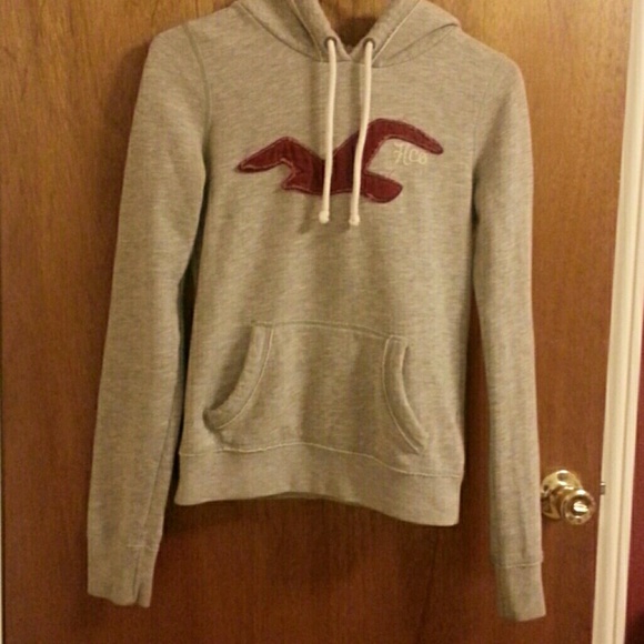 Grey hollister jacket