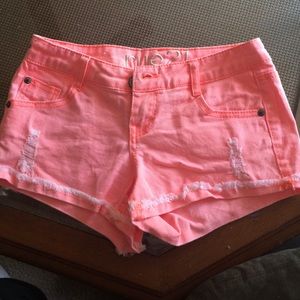 Neon pink Rue 21 shorts size 1/2