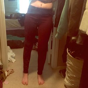Maroon jegging