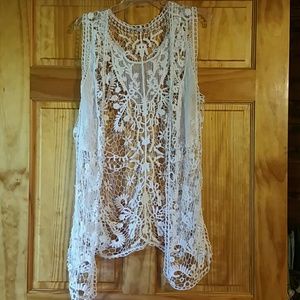 Lace vest