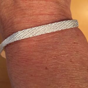 REDUCED- NWT - Sterling Silver mesh bracelet