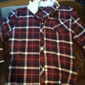 hooded flannel NWOT