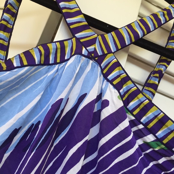 Palm Print BCBG Shift Dress - Picture 2 of 4