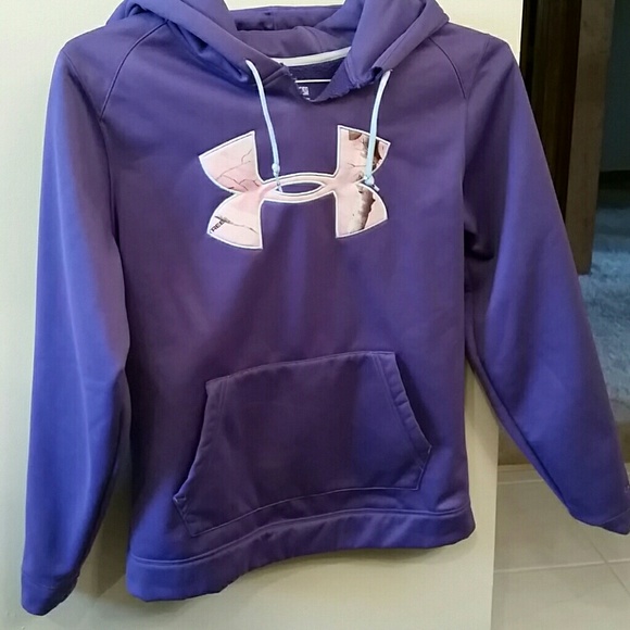 Pink Camo Under Armour Hoodie