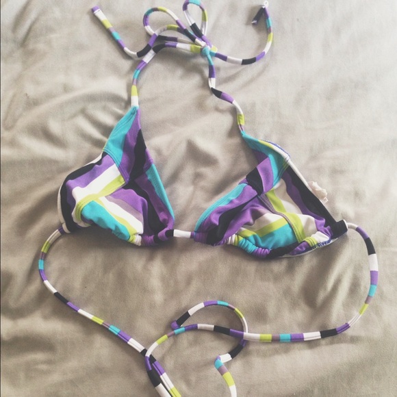 Geometric Triangle Bikini Top