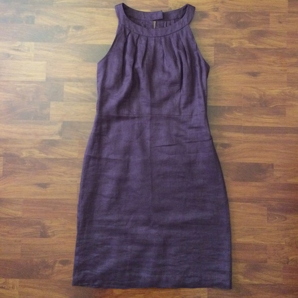 LOFT Dresses  Skirts - LOFT Summer Dress in Eggplant Purple (sz 4)