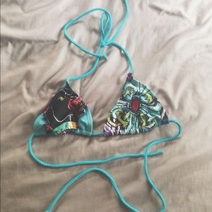 Ed Hardy Look A Like Bikini Top.