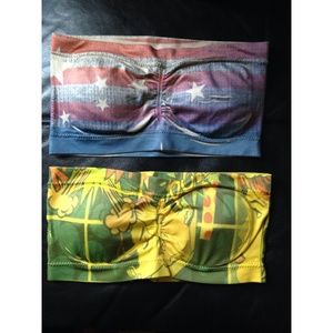 Two Bandeau Bundles!! Patriotic & Comic