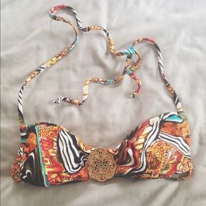 Multi Colored Bikini Bandeau