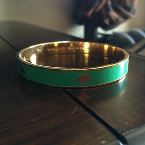 kate spade green bangle