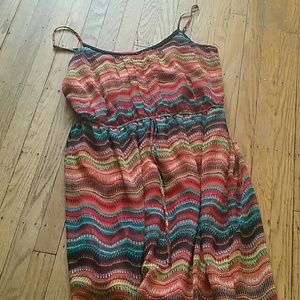 Maxi dress shorts silver dress