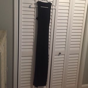 Amazing loop keyhole back formal maxi dress
