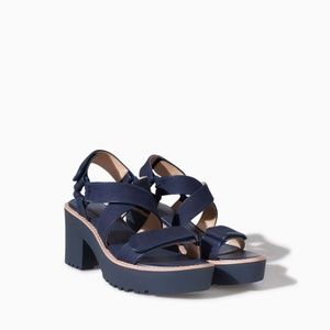 Zara velco sandals