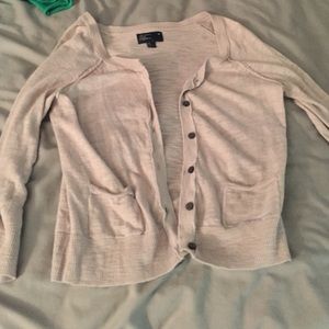 Light gray cardigan