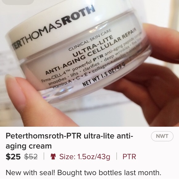 PTR ultra lite anti-aging cream
