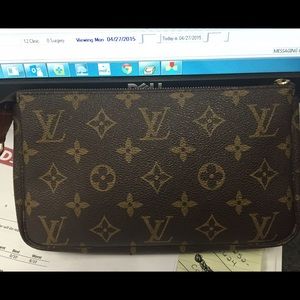 Authentic Louis Vuitton Pochette Accessory.