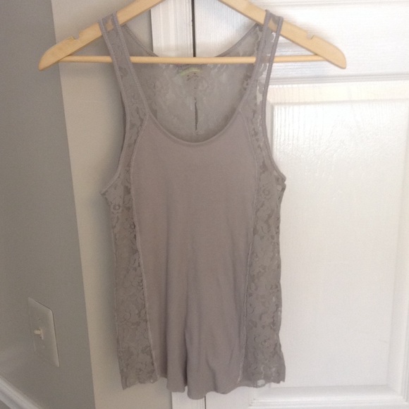 Free People Grey Tank Top