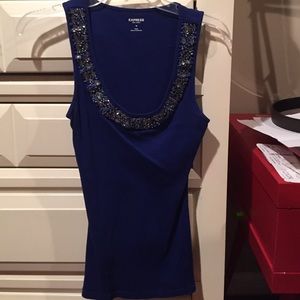 Royal blue tank great condition