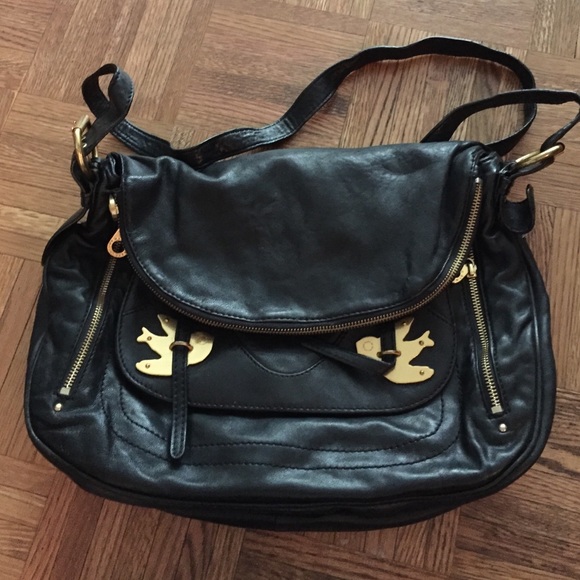 Marc Jacobs black leather bag