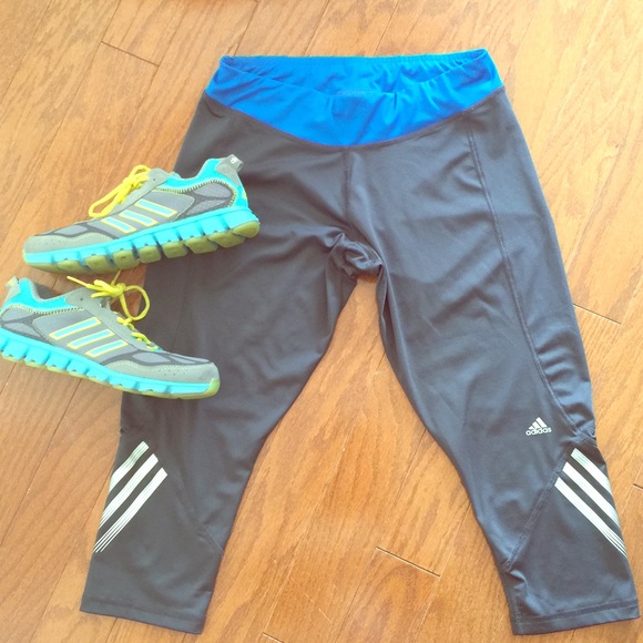 🚫SOLD🚫Adidas Climalite exercise cropped pants