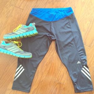 🚫SOLD🚫Adidas Climalite exercise cropped pants