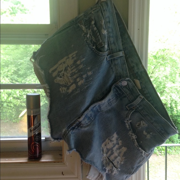 Urban out fitters size large high waist shorts - Picture 1 of 2
