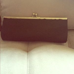 Black evening clutch NWOT