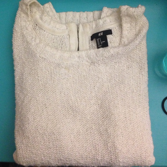 White Thin Sweater
