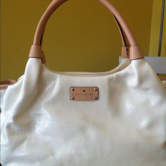 Kate spade white patent Stevie