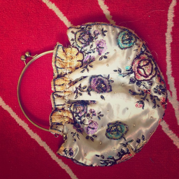 Vintage beaded handbag