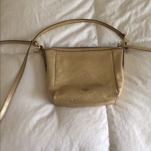 Gold fossil purse