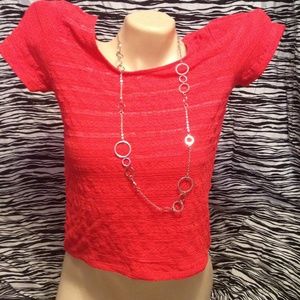 🎀Cute orange/pink top🎀