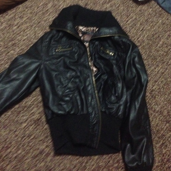Leather jacket