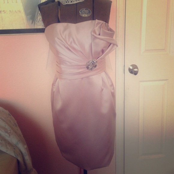 Pink 'Love' dress.