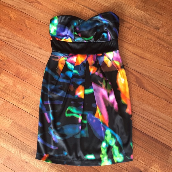 Sweetheart Colorful Dress