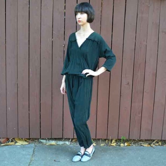Black Crane Fringe Jumper Small