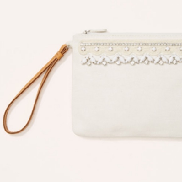 White LOFT Clutch