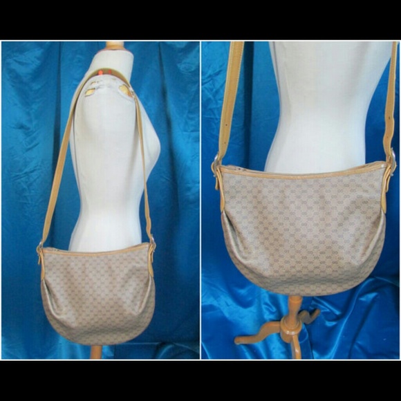 Vintage Gucci Zip Top Shoulder Bag