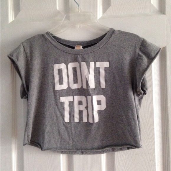 🌸Discovery🌸 don't trip crop top