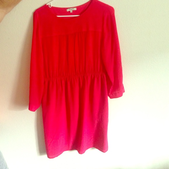 Madewell Bright Pink dress!