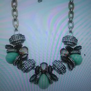 Vintage Rhinestone Statement Necklace