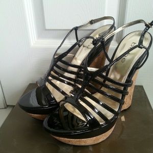 Bebe Wedge Sandals