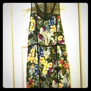 Zip up floral dress