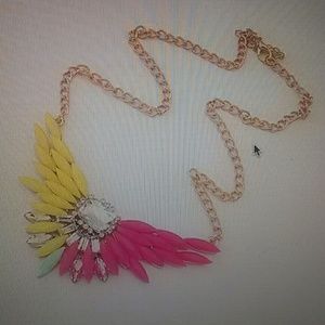 Neon Flower Necklace